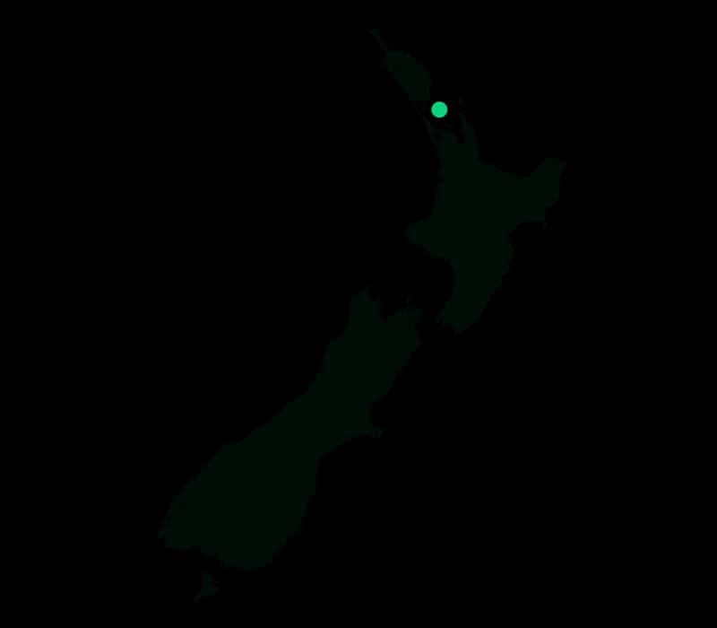 Map of Auckland in NZ