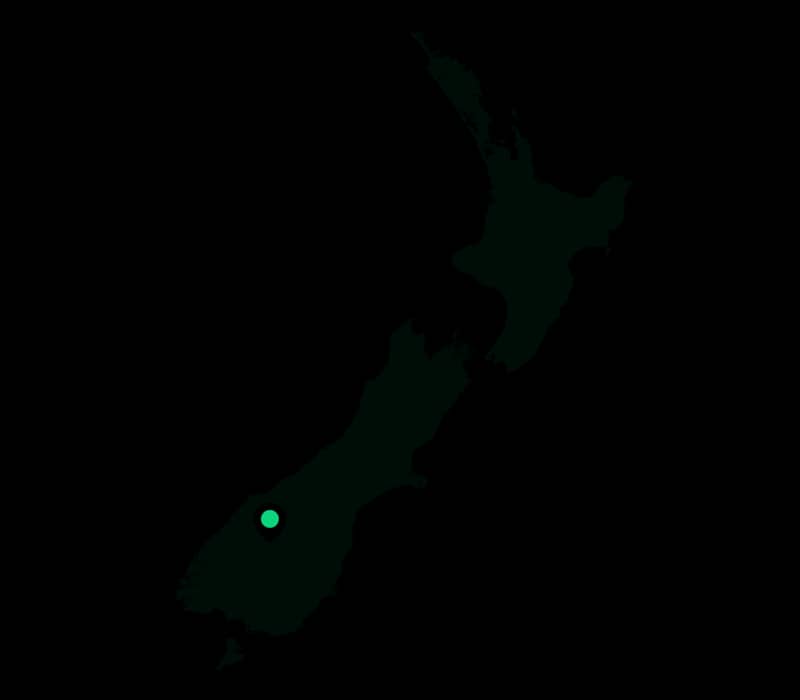 Map of Queenstown in NZ
