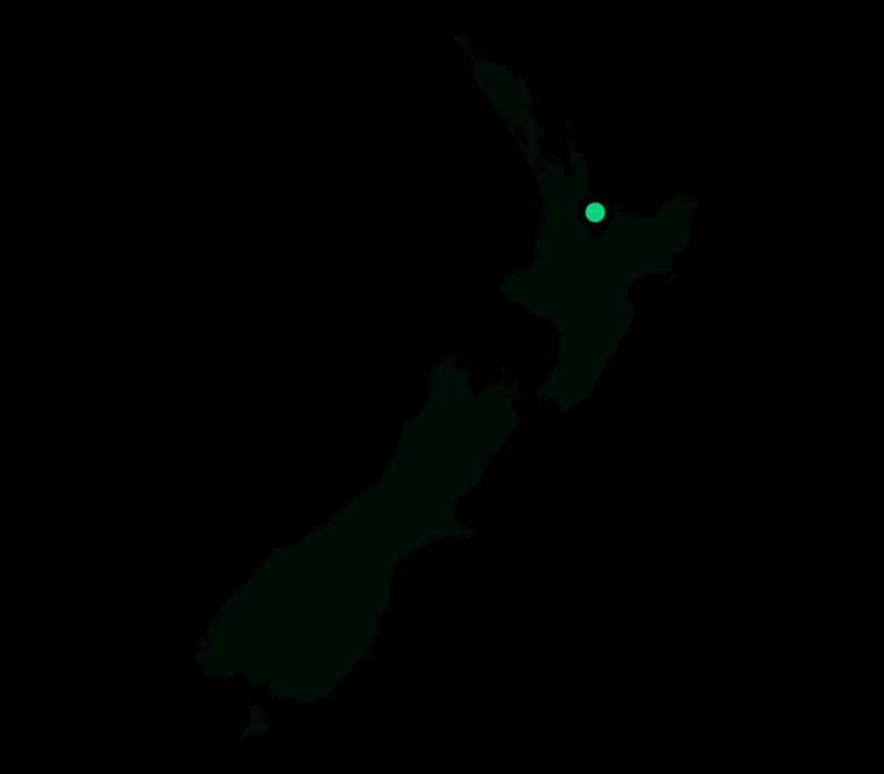 Map of Rotorua in NZ