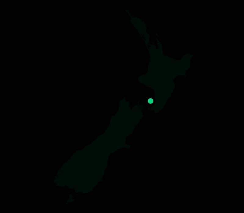 Map of Wellington in NZ