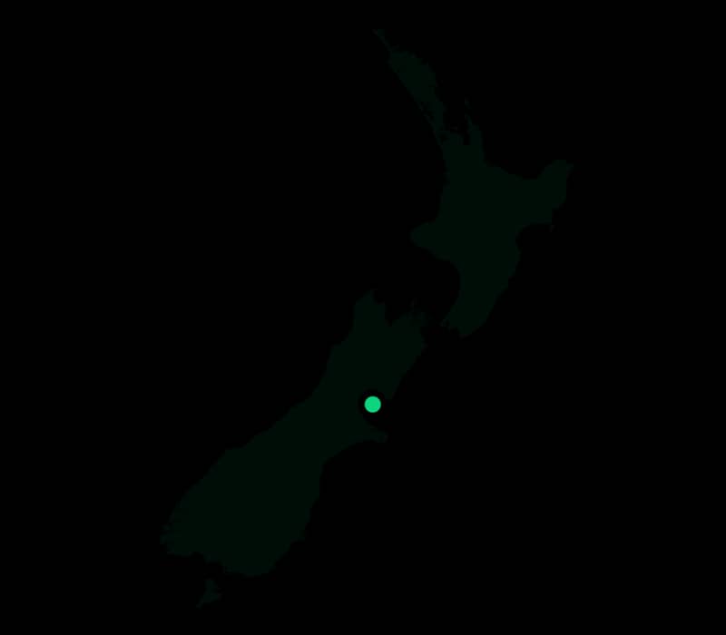 Map of Christchurch in NZ