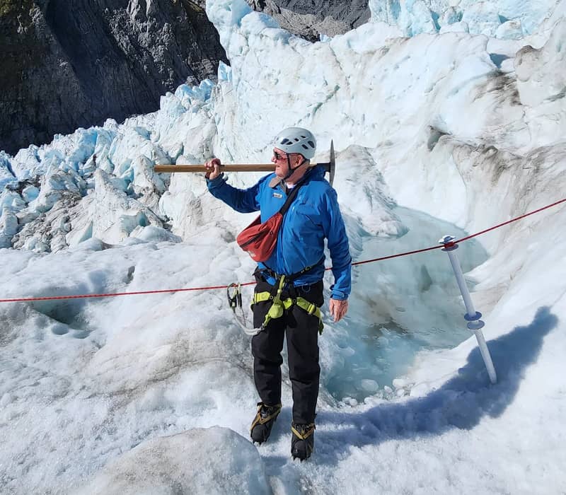Glacier heli hike