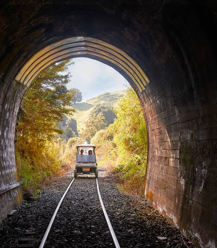 Forgotten World Adventures in tunnel.