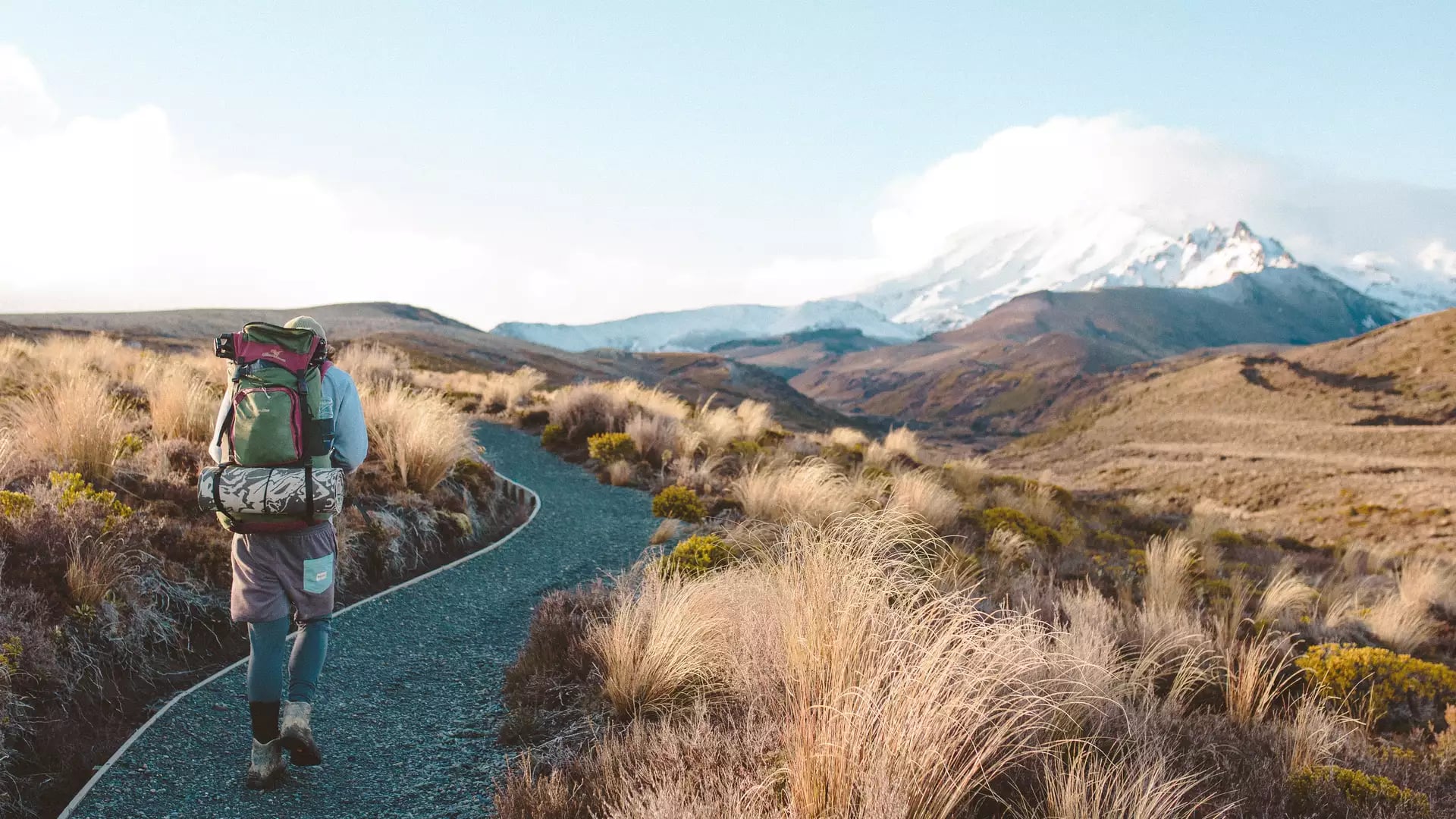 Hiker at base of Tongariro.jpg