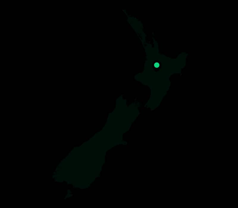 Map of Tongariro National Park in NZ